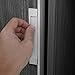 Sliding Aluminum Barn Door Handle Set - 2 Pack STB Adhesive Finger Pull for Pocket Doors, Closet - no Screws or Hardware Required, Complete Kit