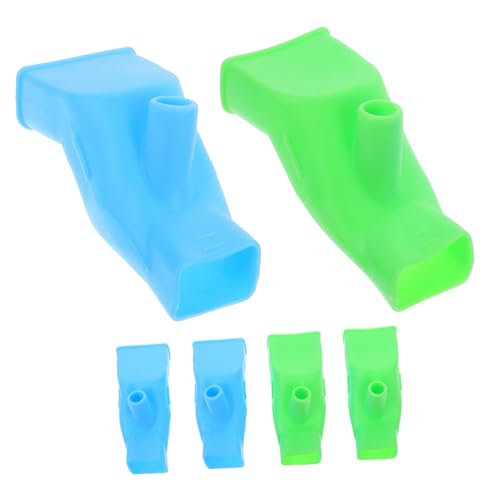 YARNOW 6pcs Sink Handle Extenders for Sink Bathroom Faucet Extender No-Splashing Spray Head TPR Material Safe for Little Fingers