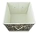DII Non Woven Polyester, Scroll Storage Bin, Small, Brown