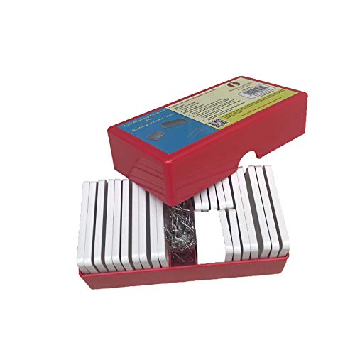 Red Suricata Knit Blocking Combs - with Extra 100 T-pins - use with Blocking Mats for Knitting Crochet, Lace or Needlework - 2 Pack