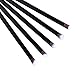 BS-MALL(TM) Makeup Brush Set Premium Synthetic Kabuki Makeup Brush Set Cosmetics Foundation Blending Blush Eyeliner Face Powder Lip Brush Makeup Brush Kit(10pcs, Black Black)
