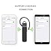 Bluetooth Headset, Noise Cancelling Wireless Earbuds Earpiece with Mic Microphone in Car/Truck/Office/Business for Men and Woman Compatible iPhone/Android and Smart Cell Phone (12 Hours Talking Time)