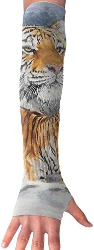 Watercolor Tiger Siberian Tiger Running Skin Protection Arm Sleeves Sport