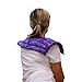 Nature Creation Reusable Microwave Heat Pad - Microwave Heating Pad for Neck, Shoulders & Upper Back, Cold Compress & Hot Pack, Heat Pack Warming Pad, Microwavable Heating Pads, Purple Flowers 1 Pack
