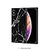 Cocomii - Rectangle Case Compatible with iPhone XR - Natural Marble, Timeless Pattern, Glossy, Women Girls Men, Protective Phone Case for iPhone XR 6.1 inch, Black