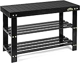 Homemaid Living Bamboo 3 Tier Shoe Rack