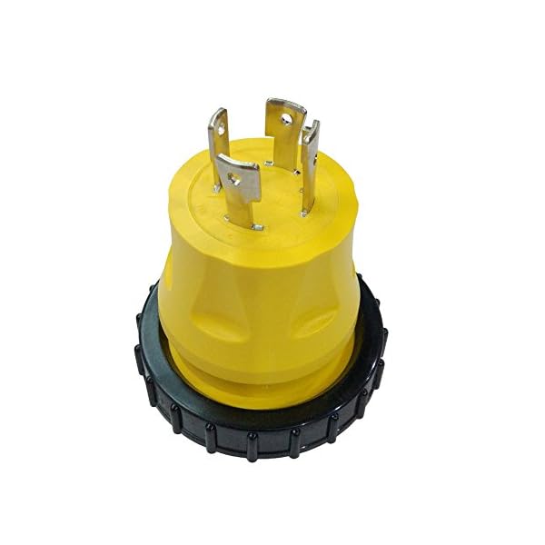 Parkworld-885316-Adapter-Generator-30A-L14-30P-male-to-RV-Shore-Power-30A-L5-30R-female-with-locking-ring Parkworld-885316-Adapter-Generator-30A-L14-30P-male-to-RV-Shore-Power-30A-L5-30R-female-with-locking-ring