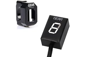 MOQIAOSEIKO with Bracket Waterproof Motorcycle Gear Indicator Compatible with Honda CBR600F CBR1000R CBR300R CB500F CB600F CBR500R CBR600RR CB300F CMX500 NC700S NC700X
