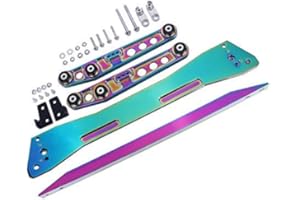 AOKAILI Al Rear Control Arm Subframe Brace Tie Bar Fit 94-01 Integra/92-95 Civic