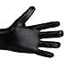 MSemis Adult Sexy Wetlook Black Leather Fetish Long Gloves Club Party Costume Outfits Black Medium