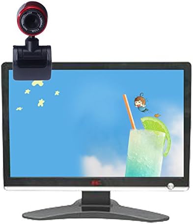 HighlifeS USB 2.0 HD Webcam Camera, Protable Web Cam with Mic for Computer PC Laptop Desktop Video Calling Auto Focus, Easy Clip-on,Plug and Play