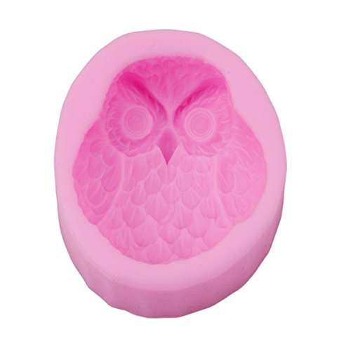 CH 3D Owl Craft Art Silicone Soap Mold Craft Mold DIY Handmade Candy Chocolate Mold