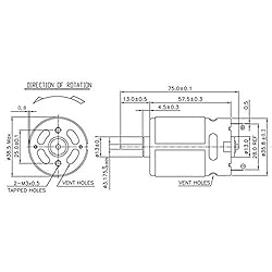 Rs550 Motor (14 Teeth Gear) 20000Rpm