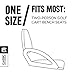 Classic Accessories Fairway Golf Cart Neoprene Paneled Bench Seat Cover