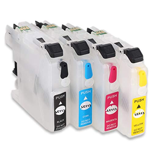 FINK-LC123-Cartucho-de-Tinta-vacia-Recargable-Compatible-con-impresoras-Brother-MFC-J6920DWMFC-J6520DWDCP-J132WDCP-J4110DWMFC-J4510DWMFC-J6720DWMFC-J470DWMFC-J4610DWDCP-J152W