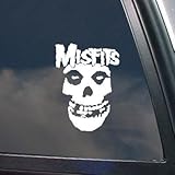 BIKE WALL ART DECOR VINYL NOTEBOOK AUTO DECORATION PUNK ROCK BAND DIE CUT WHITE LAPTOP WALL MACBOOK ART MISFITS HELMET STICKER DECAL CAR