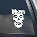 BIKE WALL ART DECOR VINYL NOTEBOOK AUTO DECORATION PUNK ROCK BAND DIE CUT WHITE LAPTOP WALL MACBOOK ART MISFITS HELMET STICKER DECAL CAR