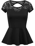 FPT Womens Short Sleeve Peplum Top (S-3XL)