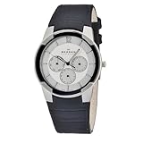 Skagen Men’s 856XLSLC Skagen Denmark White and Black Multifunction Watch, Watch Central