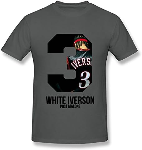 Matta Post Malone White Iverson Men's T-Shirts Asphalt 3X