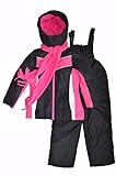Snowsuits for Kids Girl's 3-Piece Fleece Lined Active Snowsuit