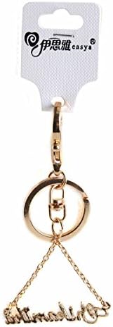 Chikamika Alphabet Key Chain Women's Accessories Outdoor Recreation for Teenagers for Women's Bag or Car Pendant