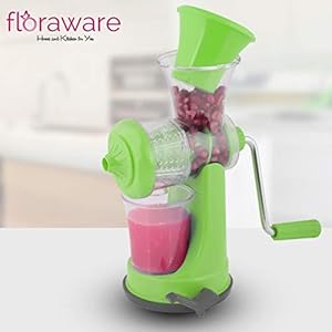 Floraware Fruit & Vegetable Nano Manual Juicer, Green