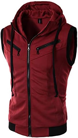 Sale! Teresamoon Fashion Men's Summer Casual Hooded Pure Color T-Shirt Short Sleeve Top Blouse