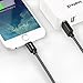 [Apple MFi Certified] Inateck 4ft/1.2m Nylon Braided Lightning to USB Cable Sync Charge Cord for iPhone 7/ 7 Plus/ 6s/ 6s Plus/ iPad - Black