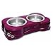 Loving Pets Dolce Diner Dog Bowl, Medium, Merlot