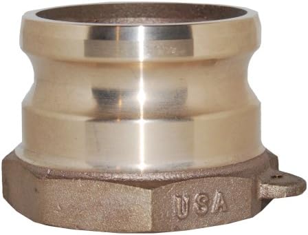 PT Coupling Basic Standard Series 07A Brass Cam and Groove Hose Fitting, A-Adapter, 3/4" Adapter x NPT Female