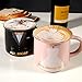 ROSA&ROSE Novelty Coffee Mugs Ceramer Mug Set of 2 Porcelain Cup Coffee Mugs Couple 12oz- Unique Gifts Set and Wedding For Bride (Mr &Mrs)