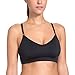 CRZ YOGA Women's Light Support Cross Strappy Back Feminine Yoga Sports Bra Black XL