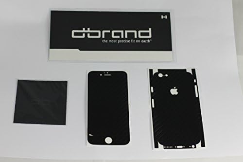 Genuine DBrand iPhone 6/6s Standard and Plus model Vinyl Skins (iPhone 6 & 6s Plus Full Coverage, Carbon Black)