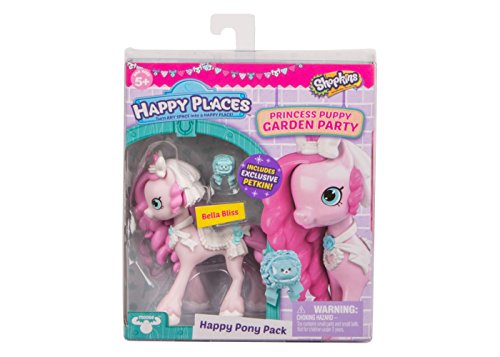 Shopkins Happy Places Lil Shoppie Pack Bella Bliss - Princess Puppy garden Party