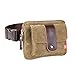 Genda 2Archer Waist Bags for Women Small Canvas Running Fanny Pack Coffee
