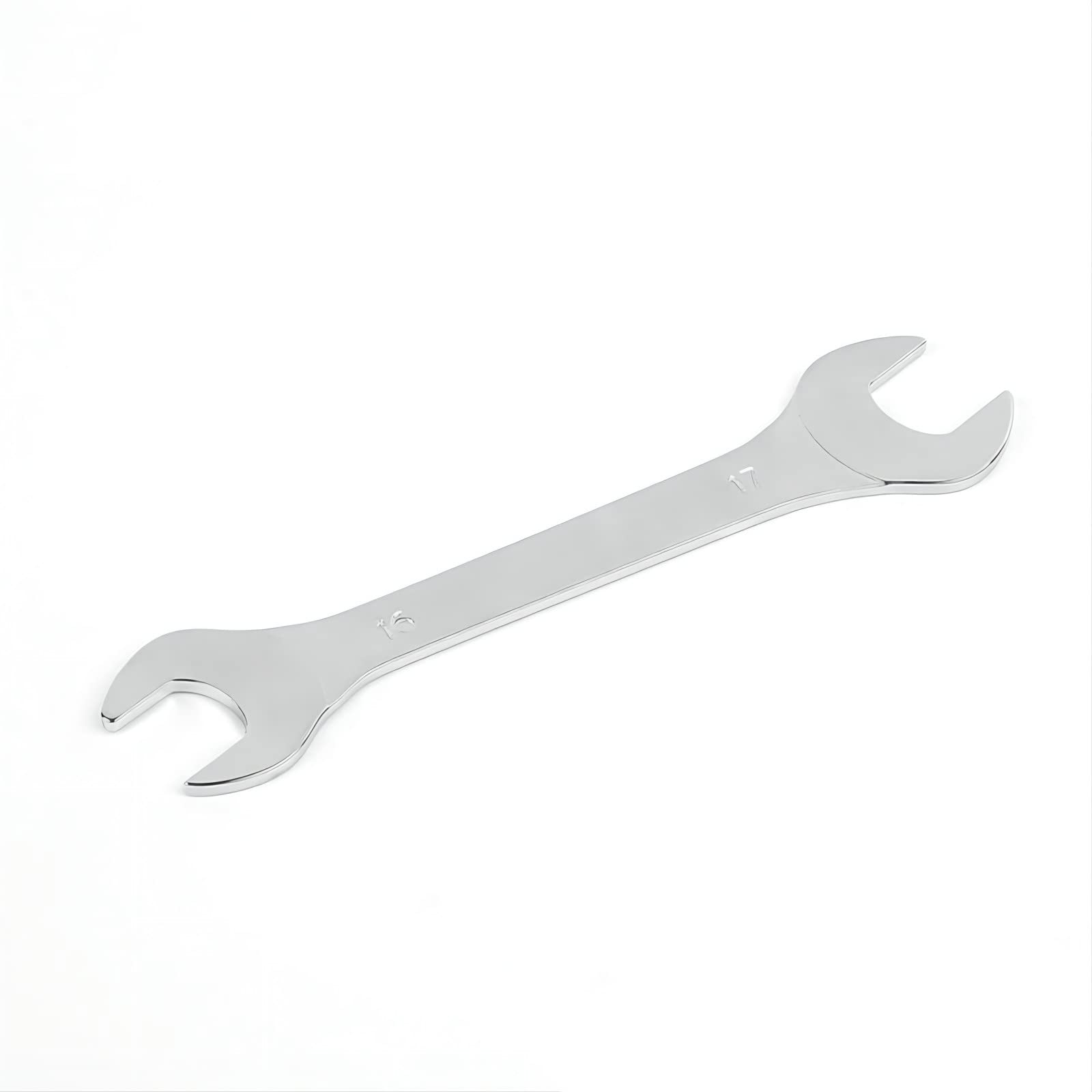 Aoktorkit Double Open End Spanner,Chrome Vanadium Steel 16 * 17MM Wrench Super-Thin Open Ended Wrench Flat Spanner for Narrow Space,DIY,Pipeline,Repair Bicycle Repair and Home Maintance