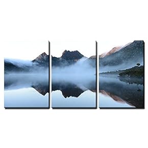 The Reflex of Cradle Mountain on The Surface...