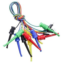 Goupchn Mini Grabber Test Hooks to Breadboard Male