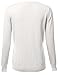 Women's Button Down Crew Neck Long Sleeve Soft Knit Cardigan Sweater Ivory M