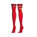 DC Comics Superman Red Athletic Stripe Over the Knee Socks, age 14+