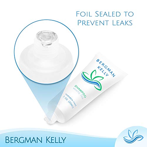 BERGMAN KELLY Round Sanitary Soap Bars, Shampoo & Conditioner 3-Piece Set (1 oz each, 150 pc, White Tea), Delight Your Guests with Revitalizing & Refreshing Bulk Travel Toiletries & Hotel Amenities - Thumbnail 7