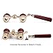Opera Glasses/Binoculars w 3 x 25 in, for Travel Hiking Bird Watching Adults Kids (Lorgnette, with Handle- Red)