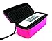 3C-LIFE Hard Case Travel Carry Bag for Bose Soundlink Mini Bluetooth Portable Wireless Speaker 1 I / 2 II and Wall Charger and Charging Cradle / Fits Bose Silicone Soft Cover-pink