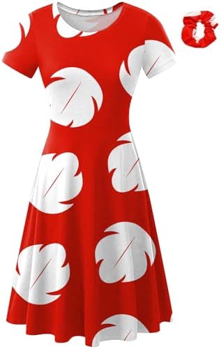 red hawaiian dress lilo Amazon.com: Girls Red Princess Leaf Lilo Dress Short Sleeve Hawaiian Costume for Girls Birthday Outfit Halloween Party Wear, 2-3T (100) : Clothing, Shoes & Jewelry