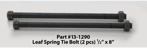 RideEffex Leaf Spring Tie Bolt, 1/2" x 8" (13-1290)