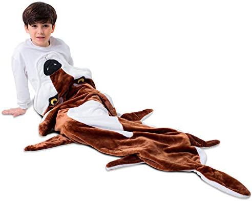 Wolf Tail Blanket For Boys Kids Pocket Style Mermaid Tail Blanket Premium Quality Softest Flannel Fleece Blankets Kids Sleeping Bag Kids Wolf Design Warm Comfortable Sleep Sacks Blanket For Kids Buy Online