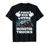 This Kid Loves Monster Trucks Tee Shirt