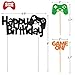25 PCS Video Gaming Party Cake & Cupcake Toppers Gamer Party Supplies Video Game Party Supplies Game Fans Party Favors