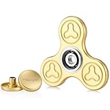 Hompie 360 Degree Rotation FIDGET Tri Spinner Hand Toy Kit for Relieving ADHD, Anxiety, Boredom Spins for up to 2 Minutes Non-3D Printed